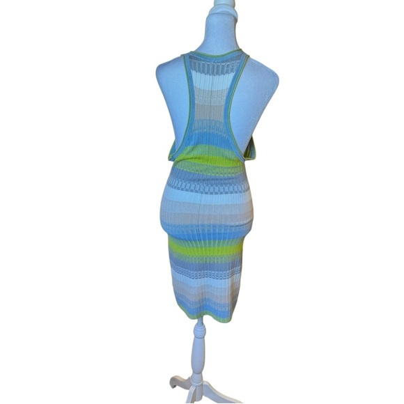 Daily Practice x Anthropologie - Tuvalu Stripe Rib Knit Racerback Dress Sz XS - Picture 5 of 10